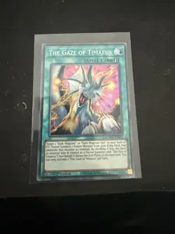 Yu-Gi-Oh! The Gaze of Timaeus - MZMU-EN013 Secret Rare 1st Edition - Image 1