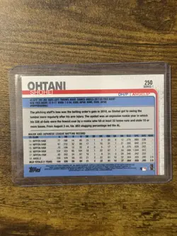 2019 Topps Series 1 SHOHEI OHTANI Rookie Cup Los Angeles Angels #250 Dodgers MVP - Image 2