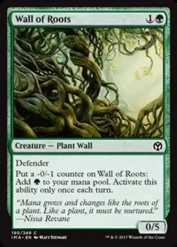 4x Wall of Roots MTG Iconic Masters NM Magic Regular - Image 1