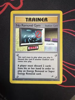 No Removal Gym 103/132 Non Holo Rare Gym Heroes Pokemon Card 103/132 - Image 1