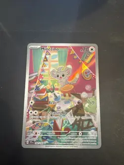 Minccino SV05: Temporal Forces Holo Card 182/162 Near Mint Condition - Image 1