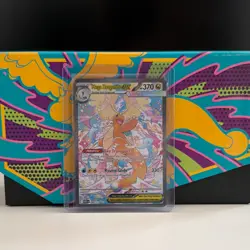 Mega Dragonite EX Full Art Holo Rare Pokemon TCG Card 290/217 Mega Evolution - Image 1