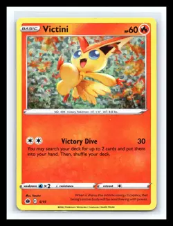 💥 VICTINI # 5/15 Holo - McDonald’s Promo 2022 Pokemon Card - Image 1