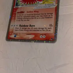 Pokemon Ho-oh Ex 17/17 Pop Series 3 Holo Tech Card HP And Damaged - Image 3