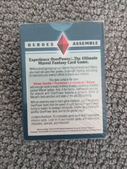1995 Fleer Marvel OverPower "Heroes Assemble" Collectible Card Game Starter DecK - Image 2