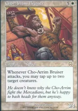 MTG magic cards 1x Cho-Arrim Bruiser Mercadian Masques Light Play, English - Image 1