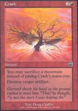 MTG magic cards 2x Crash Mercadian Masques Light Play, English - Image 1