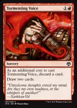 4x Tormenting Voice MTG Iconic Masters NM Magic Regular - Image 1