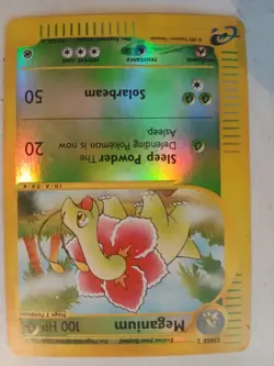 Pokemon TCG Meganium Reverse Holo Card 53/165 Expedition Base Set - Image 3