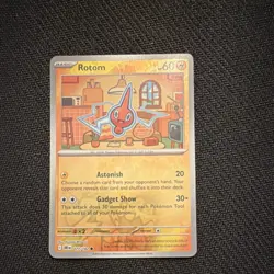 Pokemon Rotom 077/182 DRI Reverse Holo Basic Lightning 60HP 20/30× Card - Image 1