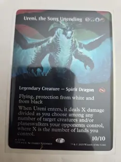 mtg, Ureni, the Song Unending (Borderless) Tarkir: Dragonstorm Foil NM - Image 1