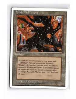 Mishra's Factory 4th Edition HP Heavily Played - Image 1