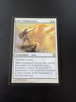 Gift of Immortality - Theros - MTG - Rare - Magic The Gathering - Image 1
