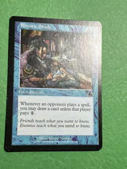 **Rhystic Study** ~Prophecy~ MTG: Magic the Gathering- Light Play (LP) - Image 2