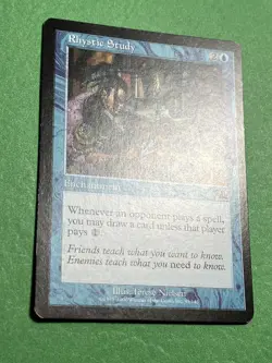 **Rhystic Study** ~Prophecy~ MTG: Magic the Gathering- Light Play (LP) - Image 3
