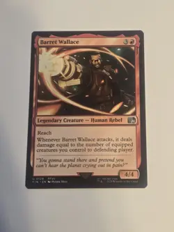 1x Barret Wallace NM Eng MTG - Final Fantasy - Image 1
