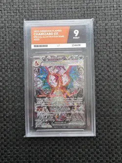 Pokemon TCG Charizard EX Card 223/197 Obsidian Flames Sir Ace 9 - Image 1