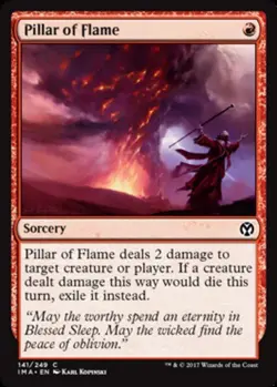 4x Pillar of Flame MTG Iconic Masters NM Magic Regular - Image 1