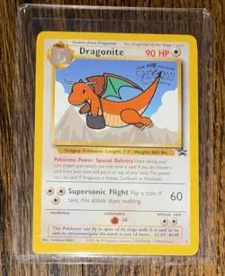 DRAGONITE Black Star Promo 5 1999 WB Pokemon The First Movie WOTC Vintage - Image 1
