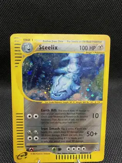 Pokemon TCG - Steelix H23/H32 Aquapolis e-Reader Holo Rare Vintage 2002 [LP] - Image 2