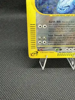 Pokemon TCG - Steelix H23/H32 Aquapolis e-Reader Holo Rare Vintage 2002 [LP] - Image 4