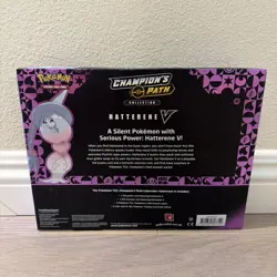 Pokemon TCG Champion's Path Booster Pack Hatterene V Collection Box NEW SEALED - Image 2