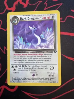 Dark Dragonair Uncommon Unlimited Team Rocket 33/82 Pokemon TCG 33/82 - Image 1