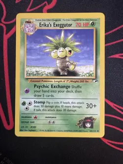 Pokemon TCG Erika's Exeggutor Gym Heroes 44/132 Regular - Image 1