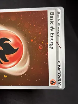 HD COSMOS HOLO 151 Basic Fire Energy Galaxy Swirl SVE 002 Pokemon 0141 - Image 4