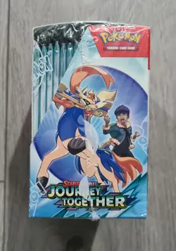 Pokemon TCG Scarlet & Violet Journey Together Booster Box Factory Sealed - Tear - Image 2