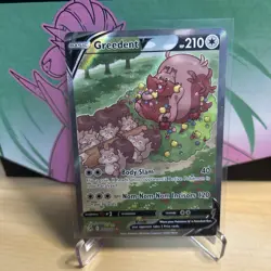 Greedent V (Alternate Full Art) 257/264 Swsh08:Fusion Strike Holo Pokemon TCG NM - Image 1