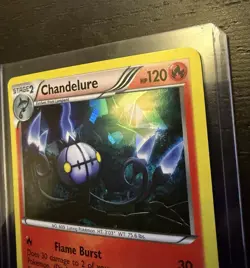 Pokemon TCG Chandelure 2012 Next Destinies Cracked Ice Holo 20/99 Near Mint - Image 3