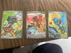 Pokemon First Partner Series 1 Bulbasaur 037 Charmander 038 Squirtle 039 Kanto - Image 1