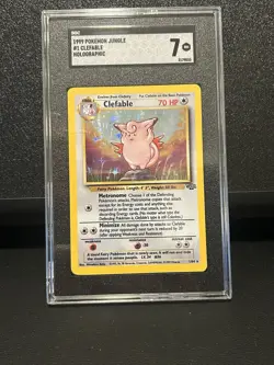 Pokemon Jungle 1 Clefable Holo MINT 7 - Image 1