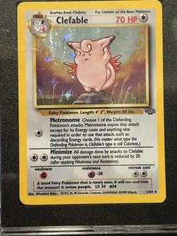 Pokemon Jungle 1 Clefable Holo MINT 7 - Image 2