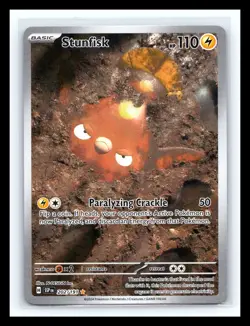💥 Stunfisk 202/191 Surging Sparks Pokemon Special Illustration Ultra Rare Holo - Image 1