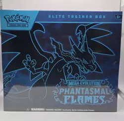 Pokemon TCG: Phantasmal Flames Factory Sealed Elite Trainer Box - Image 1