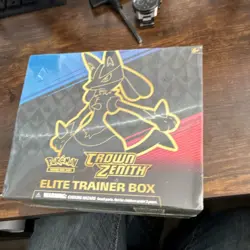 Pokemon Crown Zenith Elite Trainer Box Lucario 2023 English Sealed TCG - Image 1
