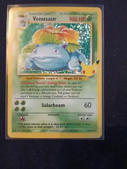 Venusaur Pokemon 15/102 Celebrations: Classic Collection Holo Rare NM - Image 1