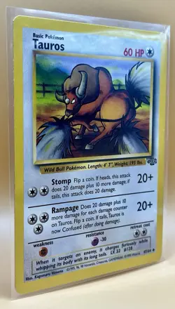 Tauros 47/64 – Jungle (Uncommon Non-Holo) - LP - WOTC 1999 Pokemon TCG - Image 5