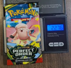 Mega Evolution Perfect Order Booster Pack - Heavy 22.76g - Sealed New - Pokemon - Image 1