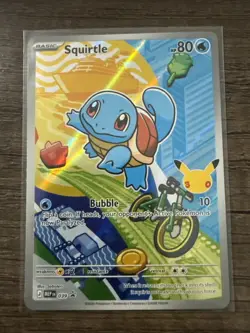 Pokemon • Squirtle | Series 1 First Partner Illustration Promo • Mint - Image 1