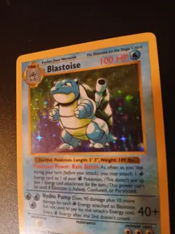 Pokemon Blastoise Shadowless 1999 Wizards 2/102 Base Set Holo Rare - Image 2