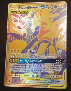 Pikachu & Zekrom GX SM248 Sm Holo Rare Pokemon TCG NM - Image 1