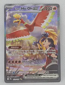 Pokemon TCG Ethan's Ho-Oh EX Sir 230/182 Destined Rivals Mint/Nm Condition - Image 1
