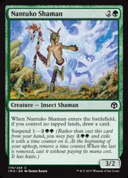 4x Nantuko Shaman MTG Iconic Masters NM Magic Regular - Image 1