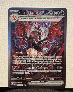 Charizard ex 234/091 SV: Paldean Fates Rare Holo 330 HP Burning Darkness - Image 1
