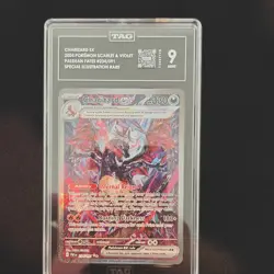 Pokemon Charizard ex 234/091 Paldean Fates Illustration Rare Holo TAG 9 - Image 1