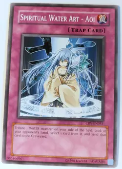 Spiritual Water Art - Aoi CRV-EN051 Unlimited Yugioh Tcg Lp - Image 1
