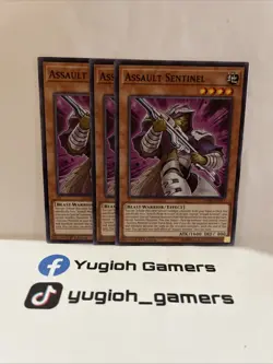 YUGIOH ASSULT SENTINEL X3 DANE COMMON LIGHT PLAYED - Image 1